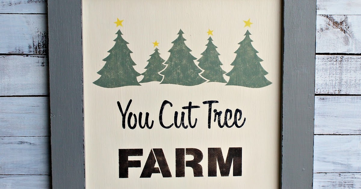 A YOU CUT Tree Farm Christmas Covered Patio Organized Clutter