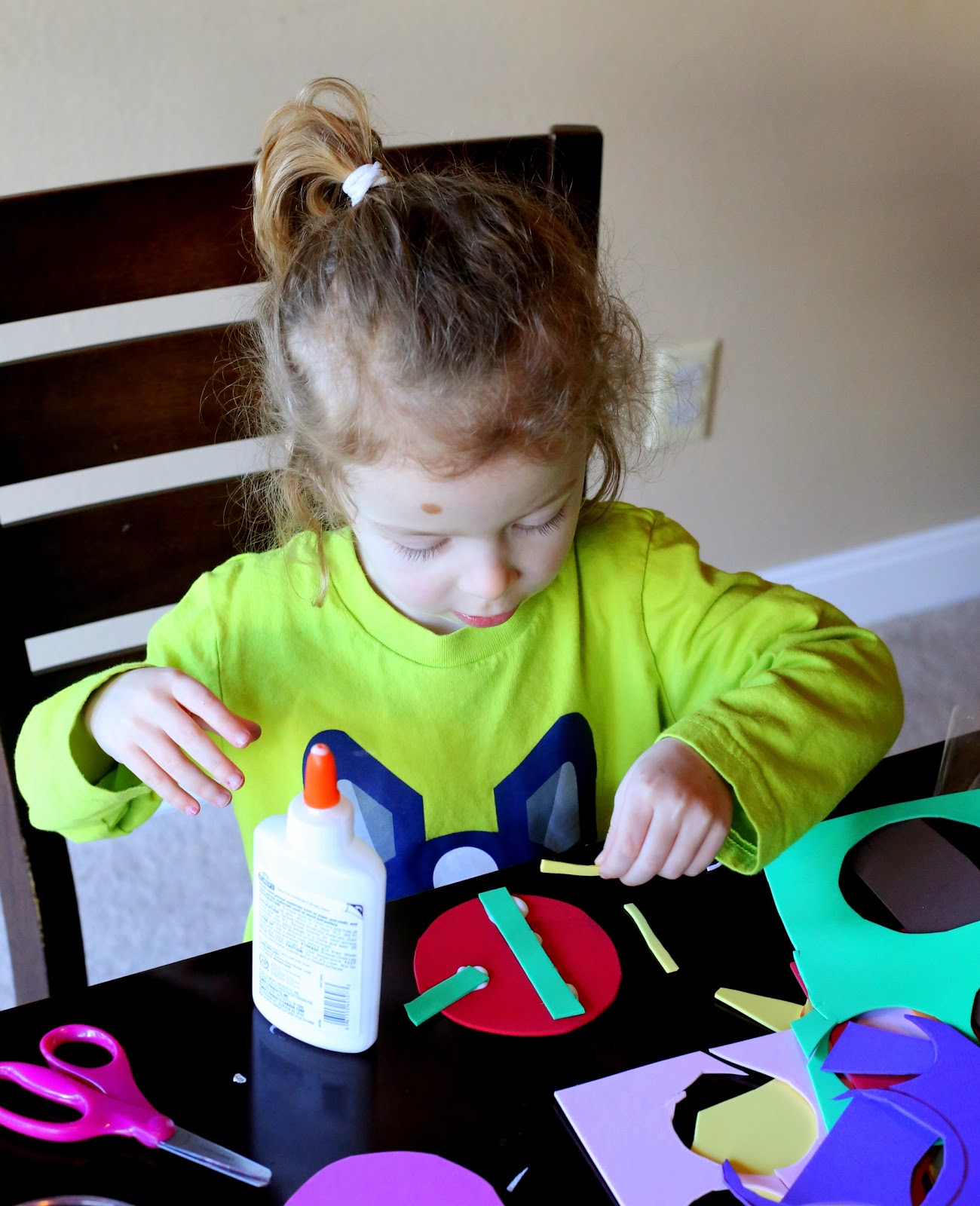 Sticky Contact Paper Christmas Tree for Kids