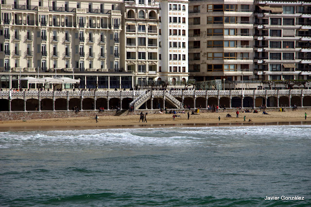 Playa de Ondarreta. La Concha. San Sebastián