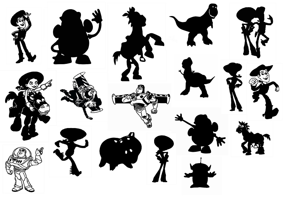 digitalfil: Toy Story svg,cut files,silhouette clipart,vinyl files