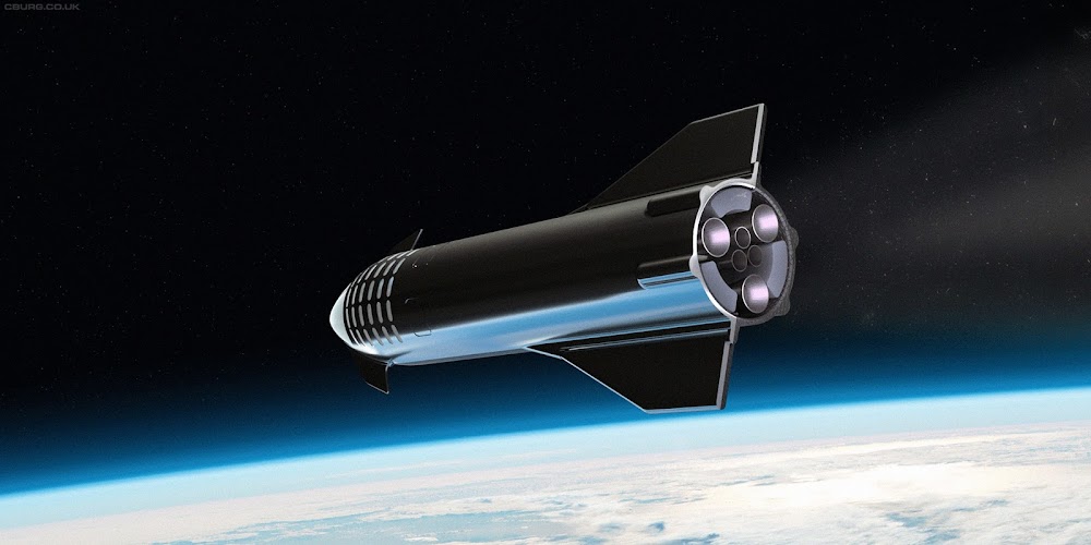 Renders of SpaceX new Starship & Super Heavy design by Charlie Burgess