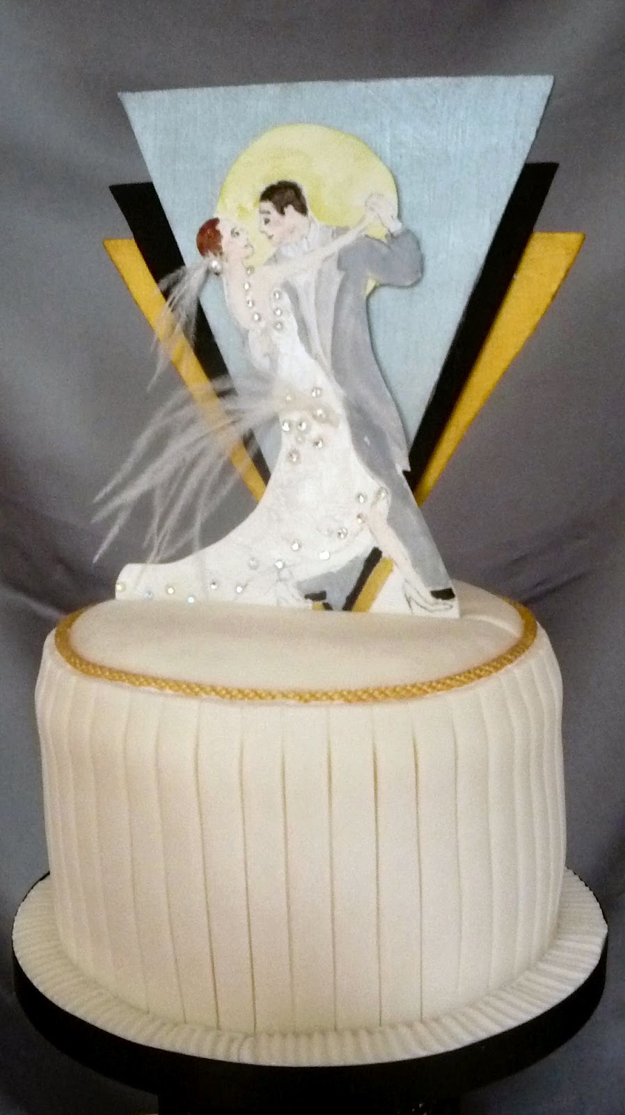 wedding cakes by franziska: Art Deco Wedding cake design