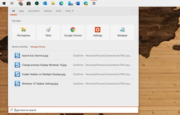 come faccio a ripristinare la barra di ricerca su Windows 10