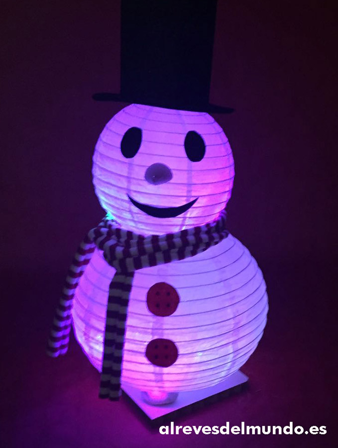 muñeco nieve navidad