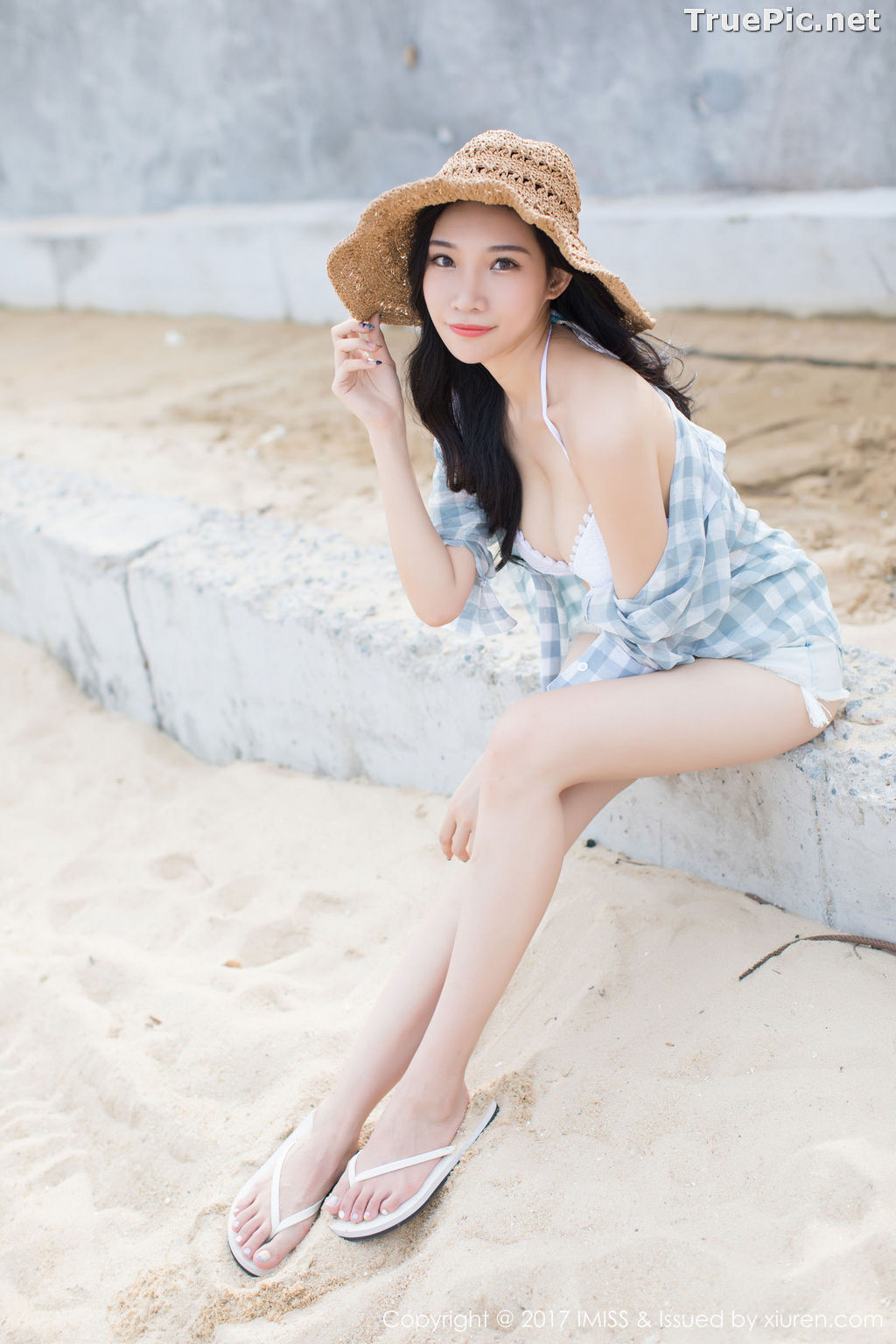 Image IMISS Vol.182 – Chinese Model Xiao Hu Li (小狐狸Sica) – Beachwear Fashion - TruePic.net - Picture-35