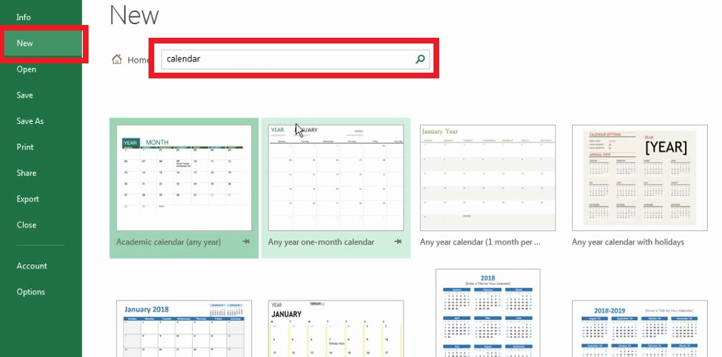 Cara Membuat Kalender Di Excel