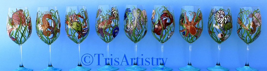 Hand Painted Charm: TRIS ARTISTRY