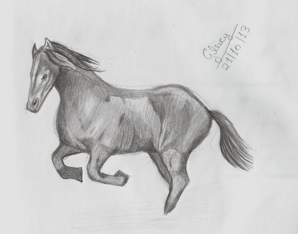 Arte vício: Tutorial - Como desenhar cavalo