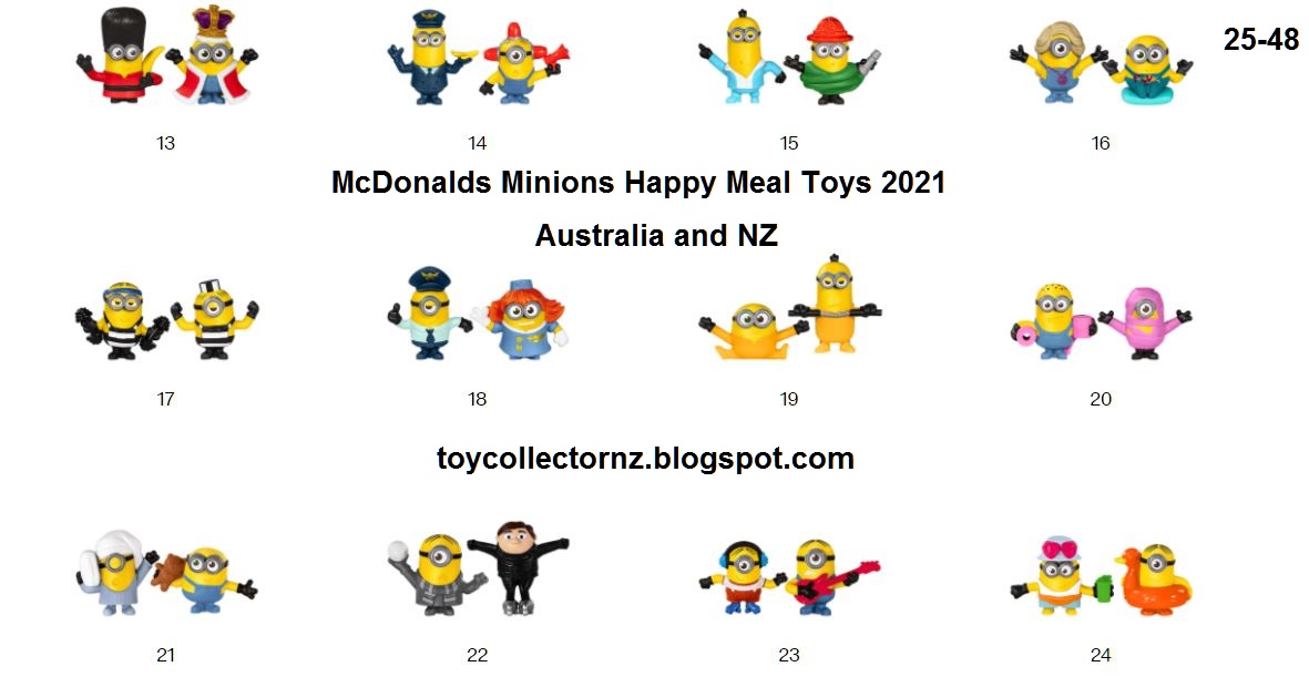 Minions mcdonalds 2021