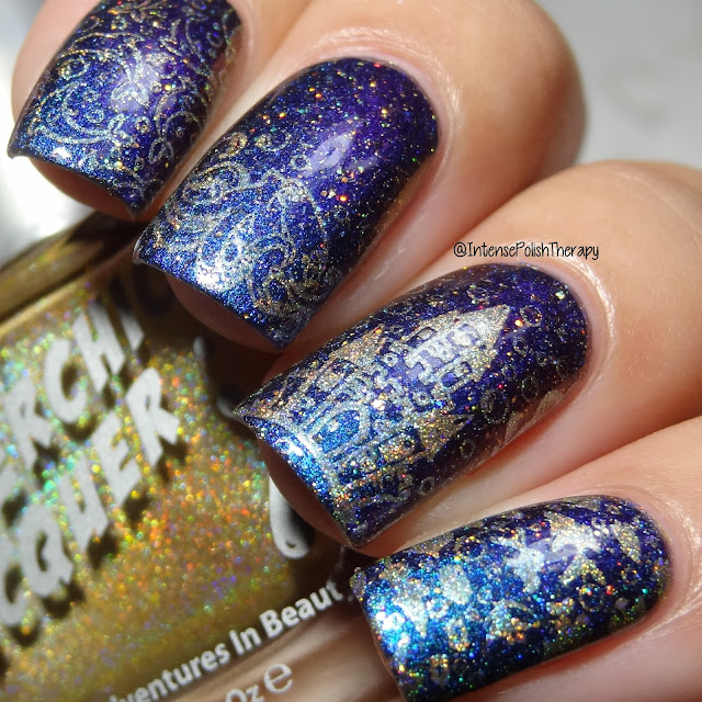 Fun Lacquer Frost(H), Stamping Plate BM-XL211 & Superchic Lacquer Wonderwall Fun Lacquer Frost(H), Stamping Plate BM-XL211 & Superchic Lacquer Wonderwall