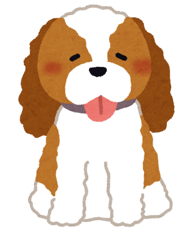 キャバリア キングチャールズ スパニエルのイラスト 犬 かわいいフリー素材集 いらすとや