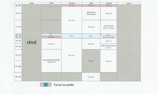 semaine du 10 au 14 juin 2019