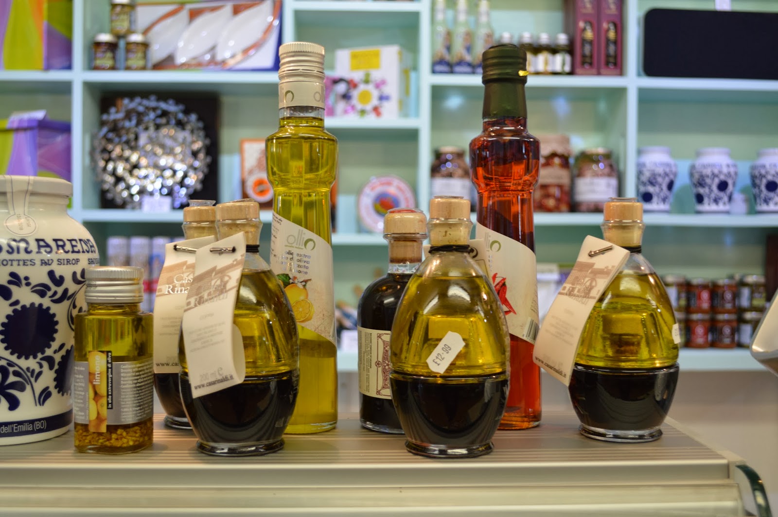 Olive Oils at Just So Italian Deli