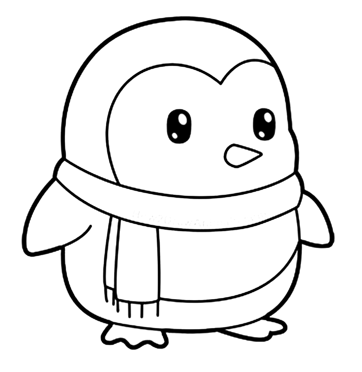 Riscos graciosos (Cute Drawings) Riscos de pinguins (Penguins)