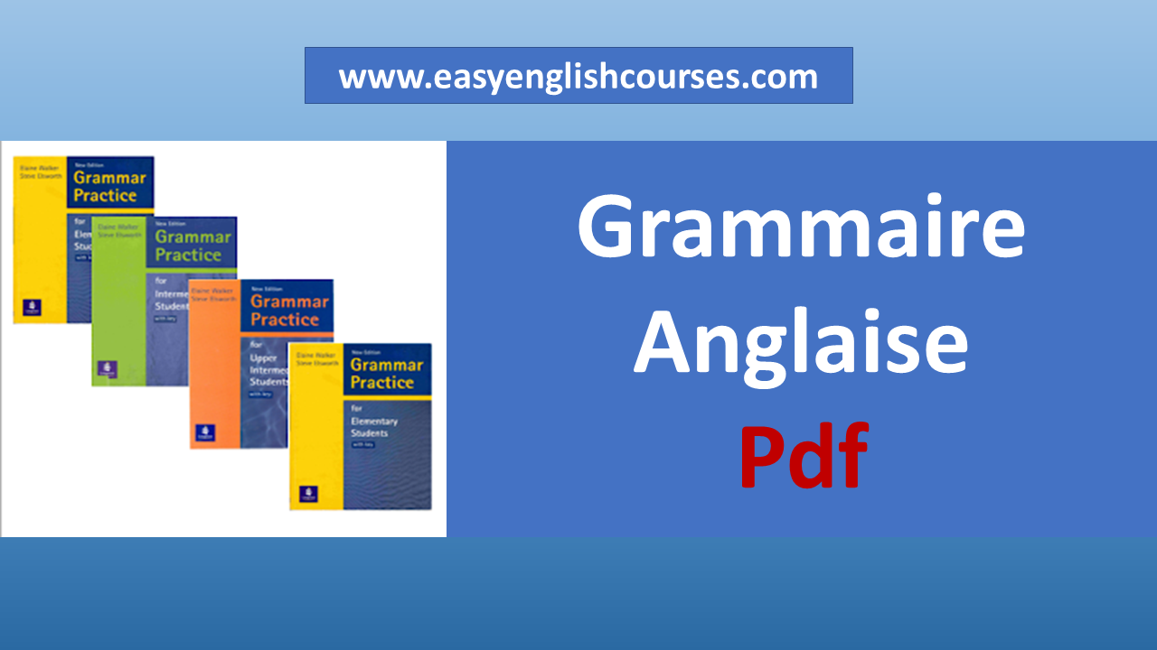 grammaire anglaise de l'étudiant pdf