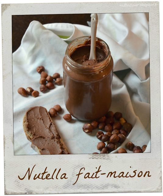 Recette nutella fait maison  - muffinzlover.blogspot.fr