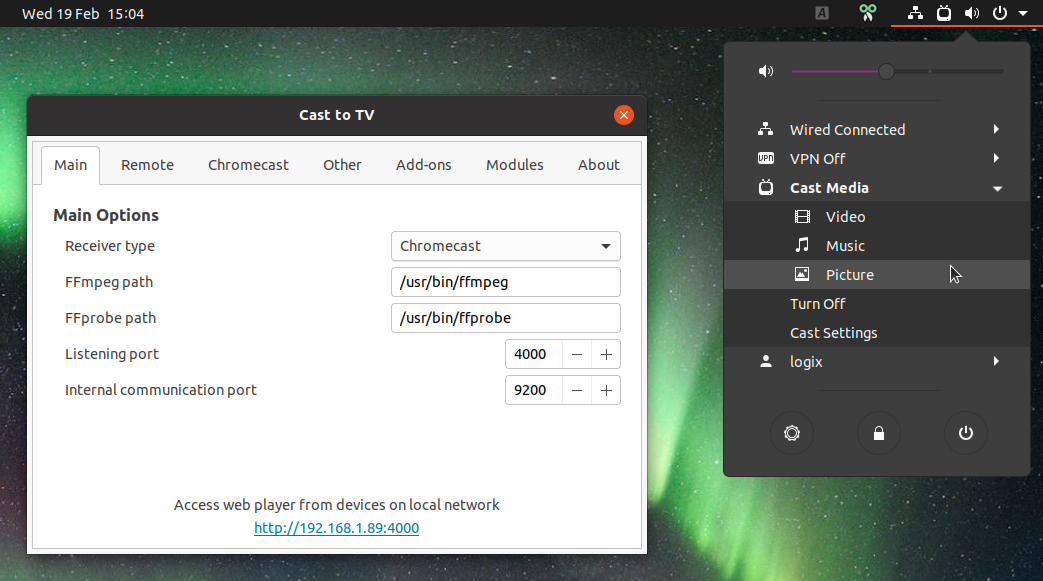 Cast To TV v12 Chromecast Extension For GNOME Shell Adds Image Slideshow, Audio Only Transcoding, More Linux Uprising