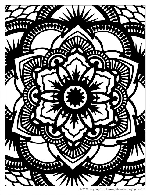 adult design coloring page