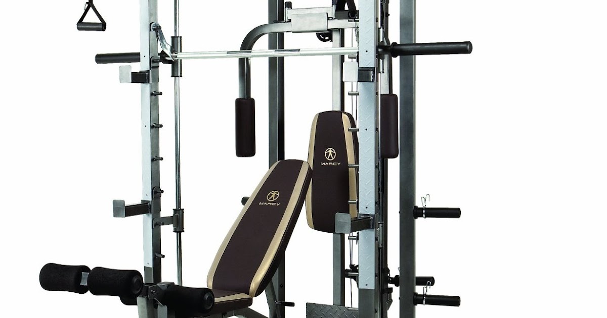 Smith Machine Marcy SM-1050 - Palestra Casa Con Panca Pesi, Squat Rack - Portata 135kg - Foto 2
