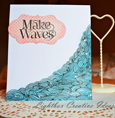 Lightbox creative Ideas: Doodle card