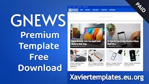 GNews Premium Blogger Template Free Download GNews Premium Blogger Template Free Download
