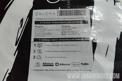 Paket Pengembalian Barang Zalora