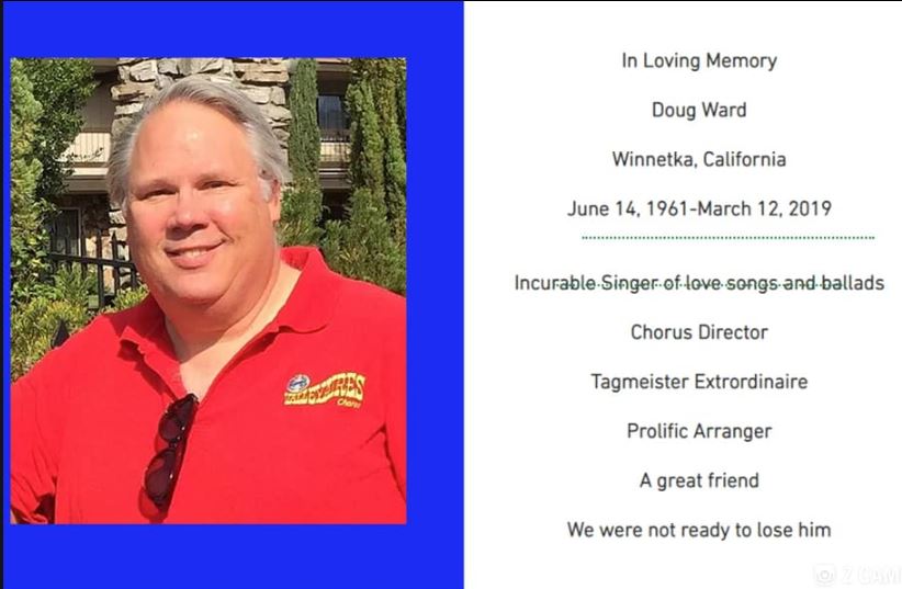 Burbank High School, Burbank, CA In Memoriam Douglas Craig Ward, BHS 1980