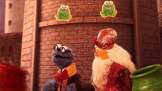 Cookie Monster must complete challenges brought upon by Crumbledore. Sesame Street Cookie's Crumby Pictures Furry Potter and the Goblet of Cookies.