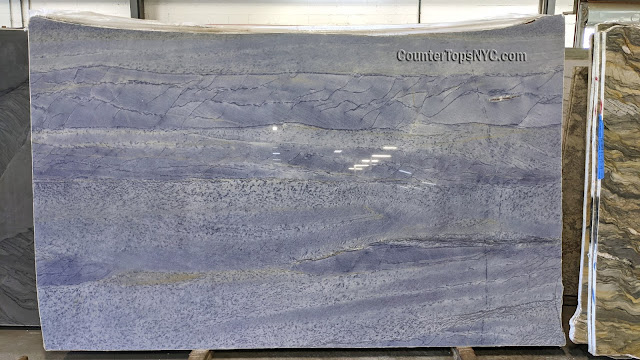 Azul Macaubas Blue Natural Stone Quartzite Slab NYC