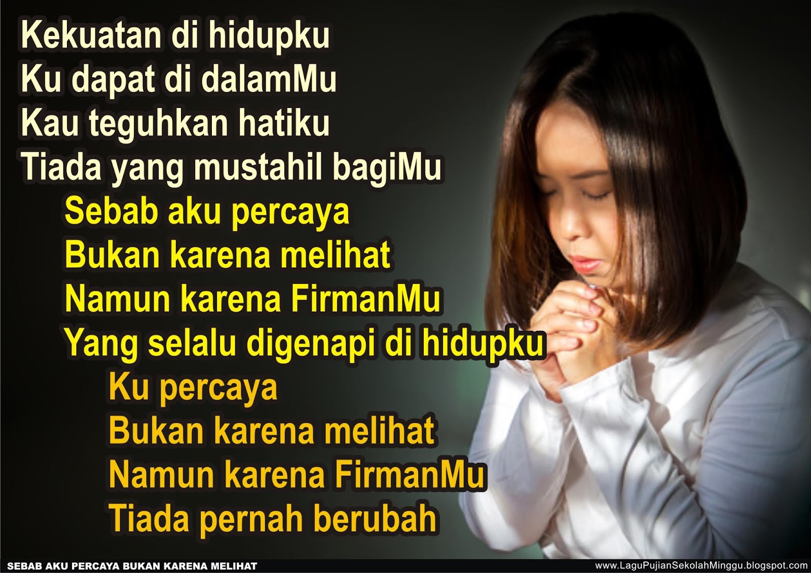 Lirik Lagu Pujian Rohani Kristen Sekolah Minggu Gereja Tuhan Yesus