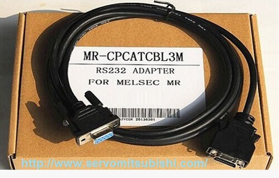 Cable servo Mitsubishi MR-J2S MR-CPCATCBL3M, dây kết nối Servo Mitsubishi với máy tính