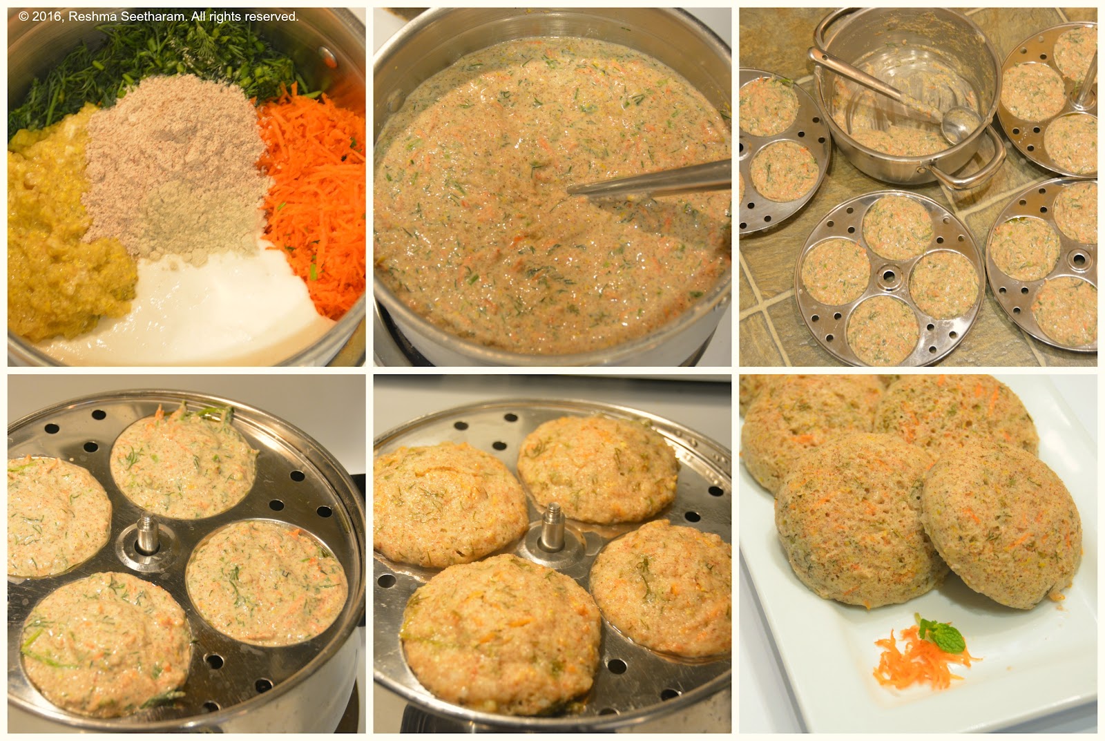 Millet methi masala idli