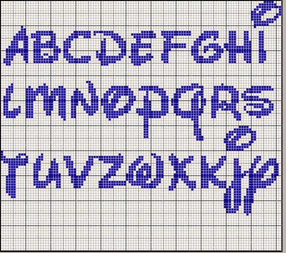 Alfabeto Do Flamengo Em Ponto Cruz Alfabeto con letras mayúsculas, tipo Disney, para punto de cruz. - Oh