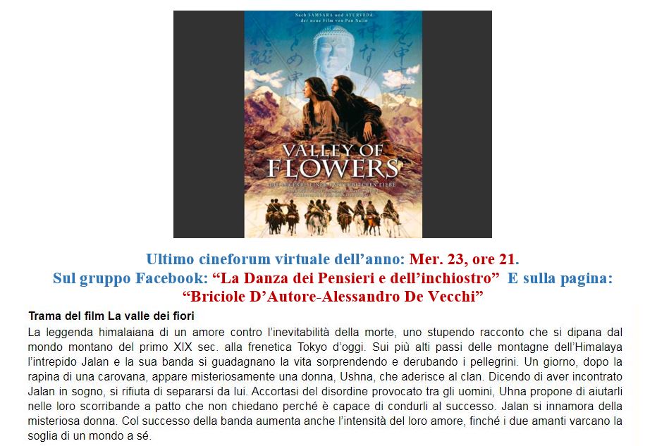 Alessandro De Vecchi "Libera...mente" Valley of flowers (la valle dei