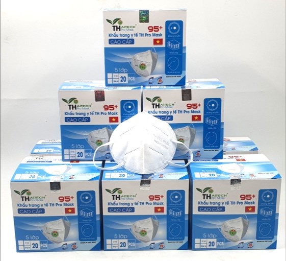 [HỘP] KHẨU TRANG Y TẾ TH PRO MASK 95+ NGƯỜI LỚN
