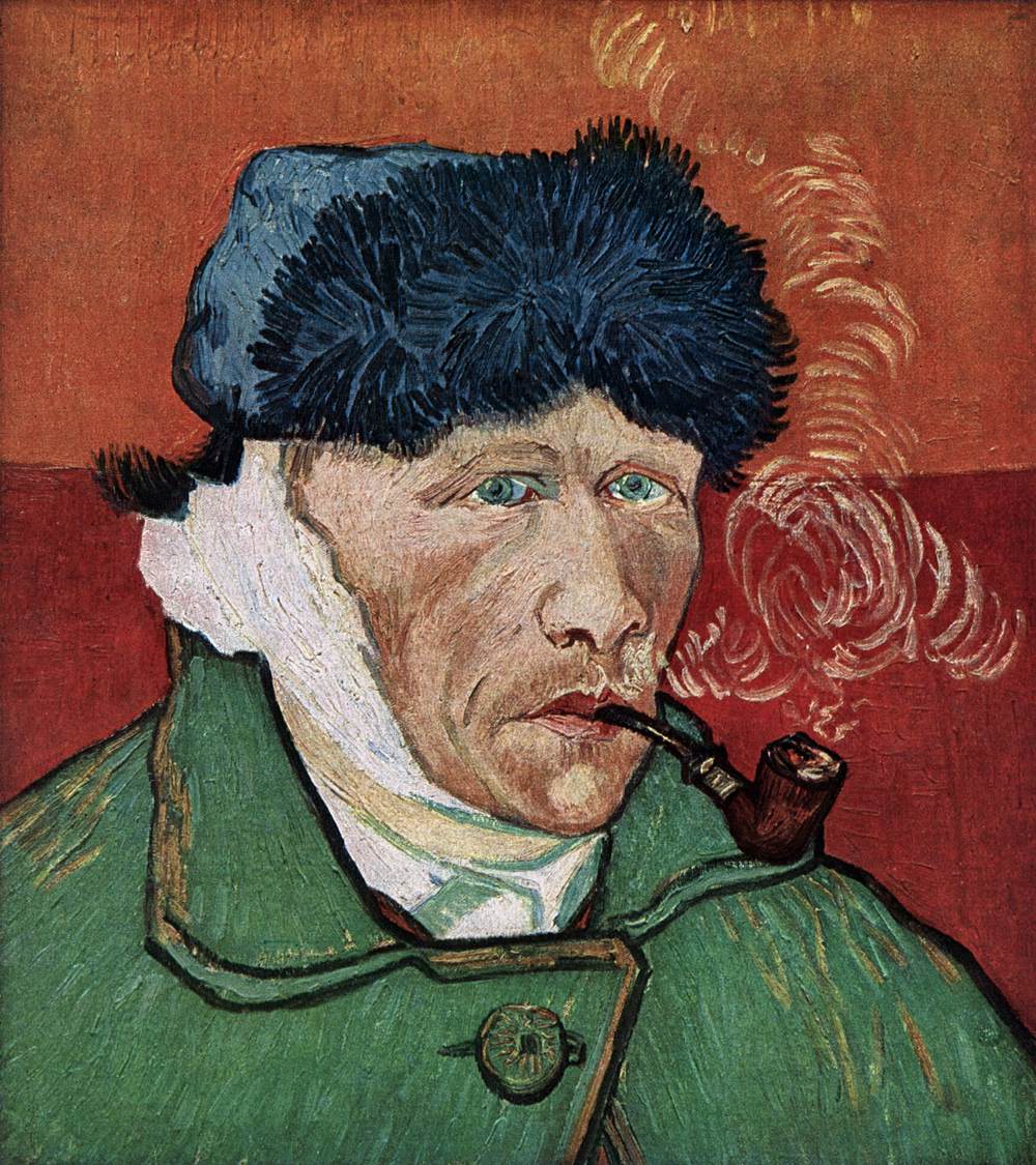 Ван гог автопортрет. Ван Гог автопортрет с перевязанным ухом 1889. Портрет Ван Гога без уха. Ван Гог автопортрет желтый. Винсент Ван Гог Кузина.
