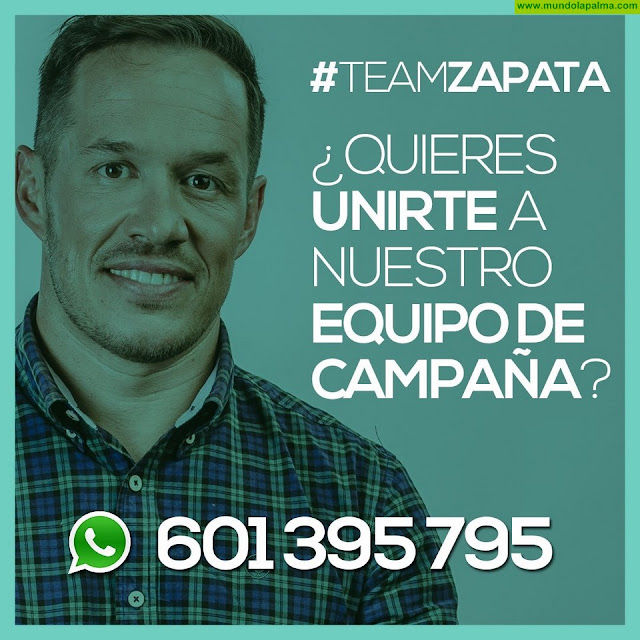 Hernández Zapata propone a los palmeros unirse al #TeamZapata