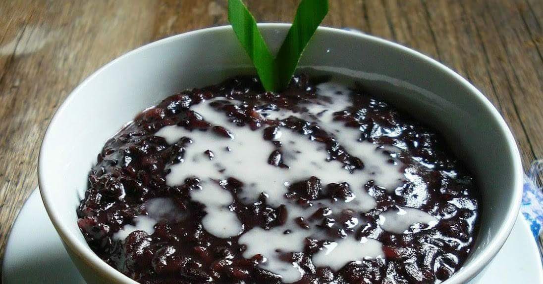 Black Rice Dessert (Bubur Pulut Hitam) Culinary Indonesia