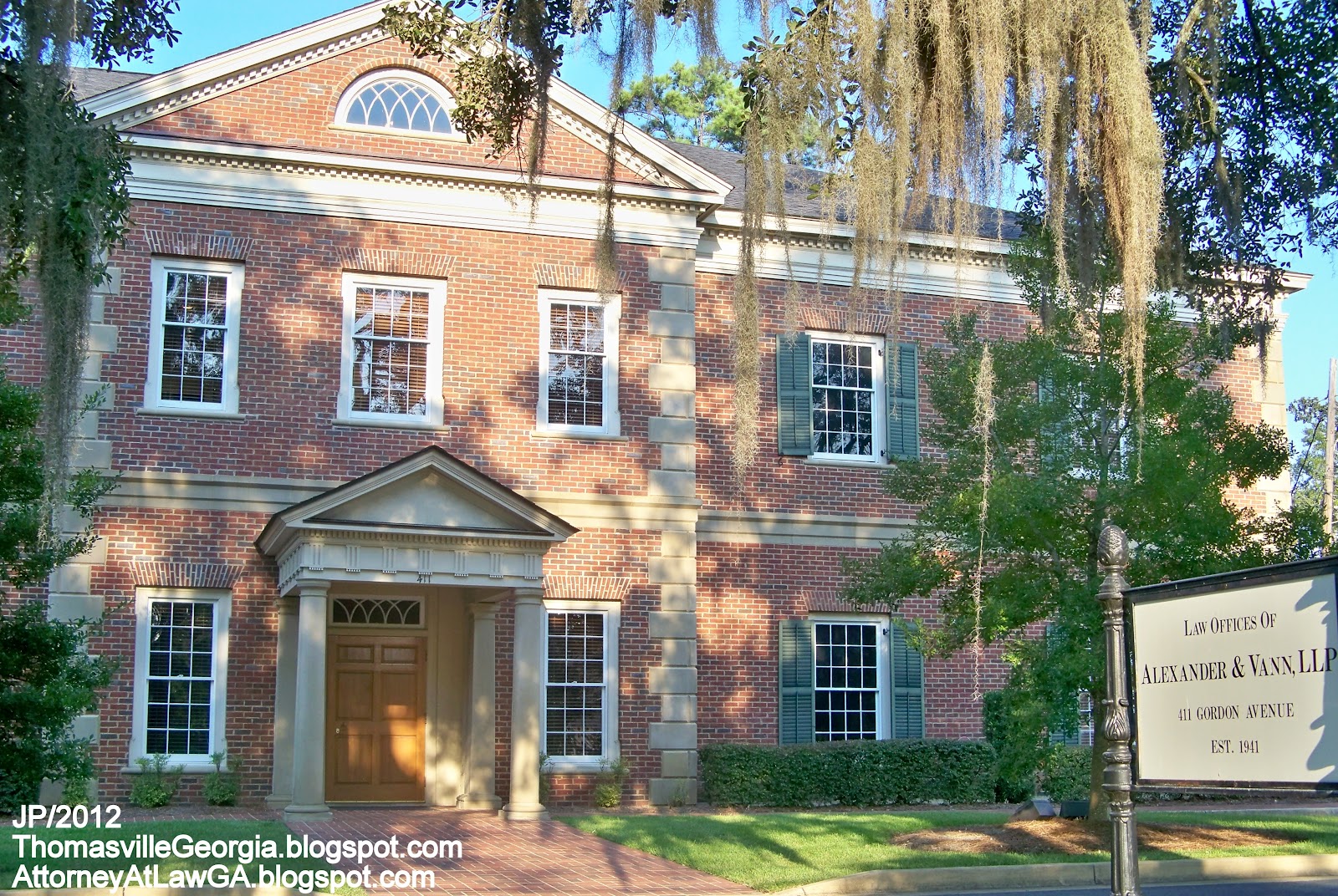 THOMASVILLE Thomas Restaurant Attorney Hospital Bank Hotel Fire