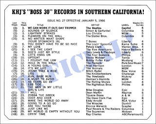 KHJ Boss 30 No. 27 - January 5, 1966