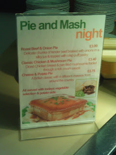 Pie and Mash Night