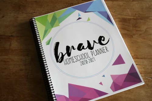 The Brave Homeschool Planner 2020-2021: A Planner by Homeschool Moms for Homeschool Moms #homeschool #homeschoolplanner #homeschoolmom #homeeducation