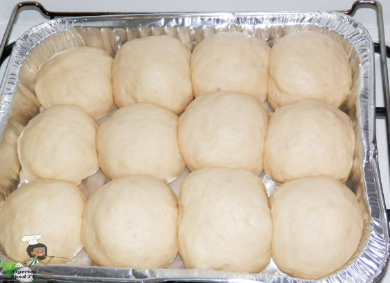 Nigerian Pull Apart Bread : second rising or proving