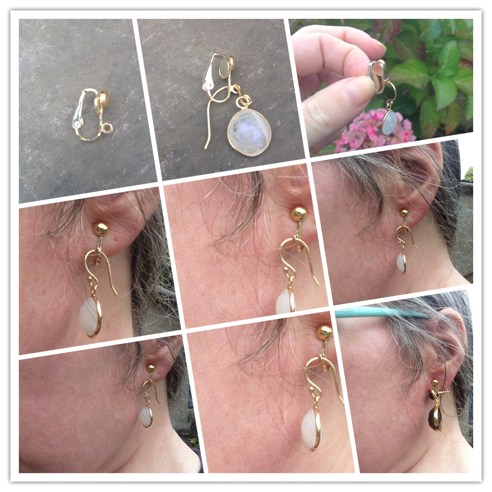 Sparkling Magpie : Earring Converters: pierced to Clip or Pain in a Clip!