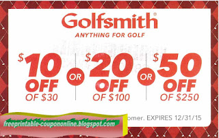 Free Printable Golfsmith Coupons