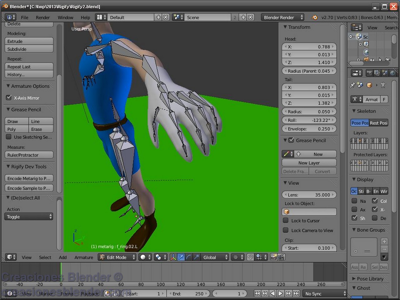 Creaciones Blender: Addon Rigify para crear armaduras de forma simple ...