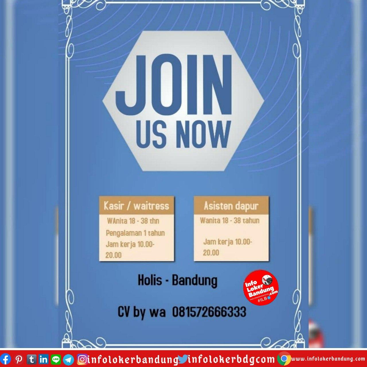Lowongan Kerja Restoran Holis Bandung Juli 2020 - Info Loker Bandung