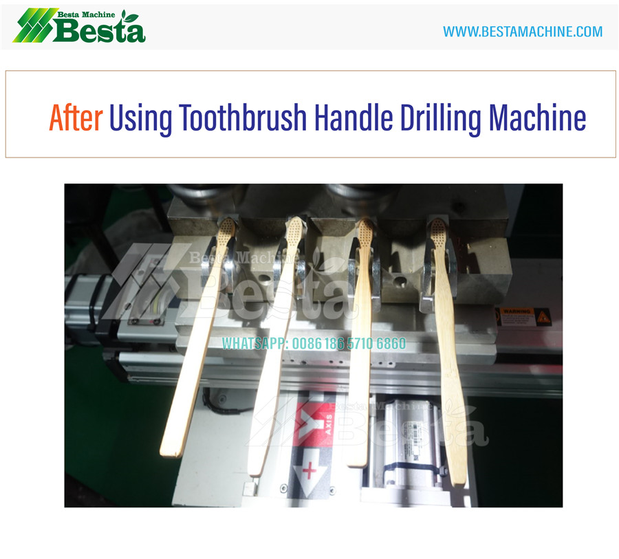BAMBOO PROCESSING MACHINE Bamboo Toothbrush Handle Drilling Machine