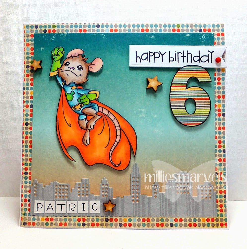 Milliesmarvels A Birthday Card For A Super 6 Year Old