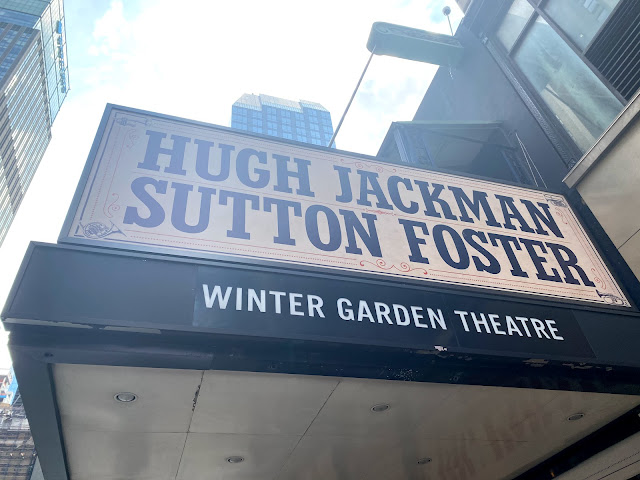 Hugh Jackman Sutton Foster Music Man Broadway Revival Marquee